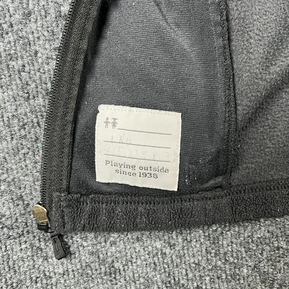 Columbia Sportswear Benton Springs Fleece Vest Girls Small (7/8) Black Mock Neck
